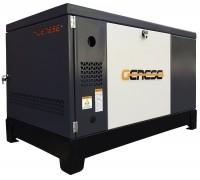 Газовый генератор 100 кВт Genese G150 в кожухе с автозапуском + АВР