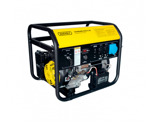 Газовый генератор 5 кВт Gazvolt Standard 6250 A SE 01 с автозапуском + АВР
