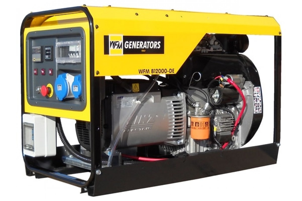  генератор 8 кВт WFM Generators SE12000-MTHE с автозапуском + АВР
