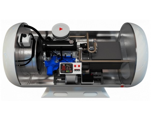 Газовый генератор 9.5 кВт FAS ФАС-10-1/ВТ ТУРБО с автозапуском + АВР