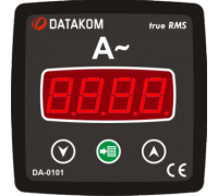 Амперметр 1-фазный 72х72 Datakom DA-0101