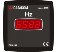 Частотомер 1-фазный 96х96 Datakom DF-0101