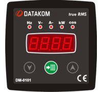 Мультиметр 1-фазный 96х96 Datakom DM-0101